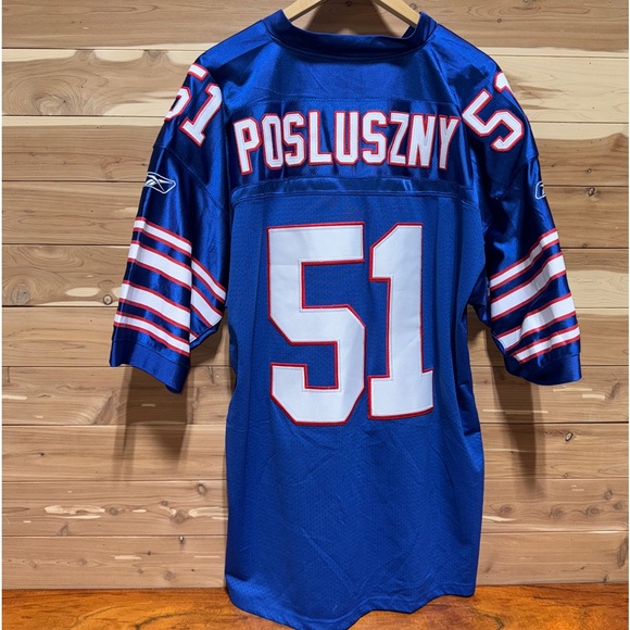 Authentic Paul Posluszny #51 Buffalo Bills Stitched NFL Football Jersey 54 / XXL - Picture 1 of 8